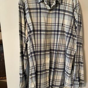 Ralph Lauren Men's Blue Plaid Shirt